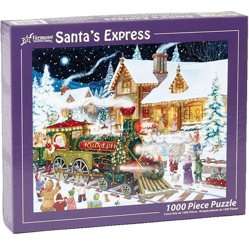 Vermont Christmas Company Santas Express Rompecabezas Navide