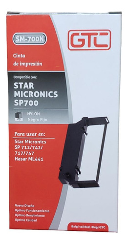 12 Cintas Tinta Gtc Micronic Sp700 712 742 717 Hasar Ml441  