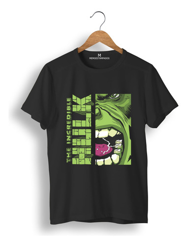 Remera: The Incredible Hulk Memoestampados