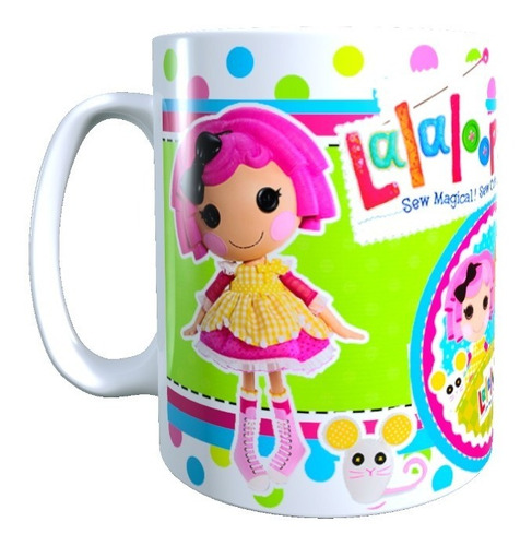 Taza - Tazón Diseño Lalaloopsy. 320 Cc Alta Calidad