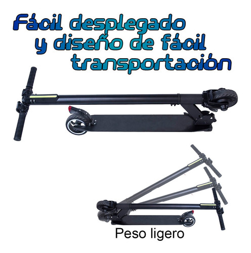 Scooter Electrico Patin Plegable 24 V 23 Km/h 250w