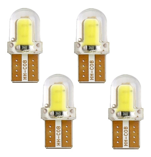 Bombillo Muelita T10 194 Led Cob 360 Blanco 12v  Sin Error  