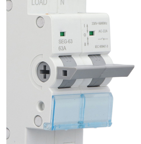 Aislador Fotovoltaico Dc 230v 63a 2p Con Desconexión De Dobl