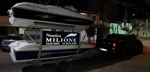 Imagen 1 de 15 de Lancha Open 3v Tango 470 Nautica Milione Permuta Tarjetas 13
