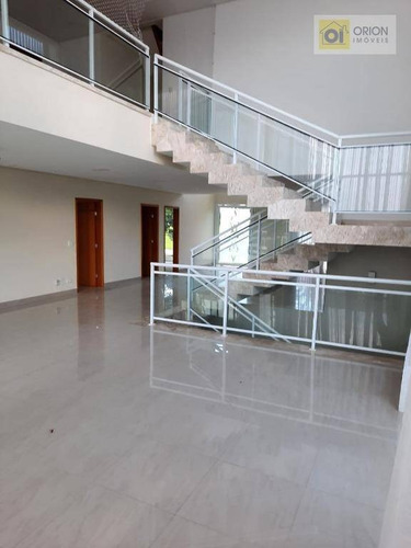 Casa, 550 M² - Venda Por R$ 3.100.000,00 Ou Aluguel Por R$ 13.000,00/mês - Residencial Morada Dos Lagos - Barueri/sp - Ca1009