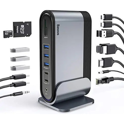 Estación De Trabajo Baseus Adaptador Hub Multifuncional Usb-