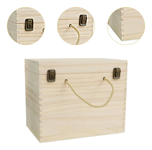 Caja De Vinos De Madera Caja De Regalo De Caja Rústica ,