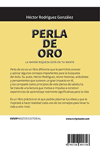 Libro Perla De Oro: La Mayor Riqueza Está En Tu Mente (span