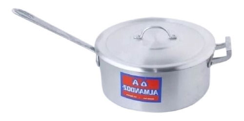 Cacerola Gastronómica Aluminio Con Mango Tapa N20 3 Litros 