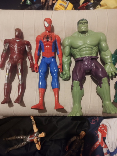 Muñecos Hasbro Originales Por Unidad Hulk Ironman Spiderman