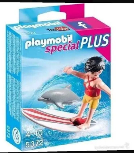 Playmobil 5372 Surfista C Tabla De Surf .bunny Toys