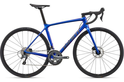 Bicicleta Ruta Giant Tcr Advanced 3 Disc Azul Gris Tamaño Del Marco 54 Cm