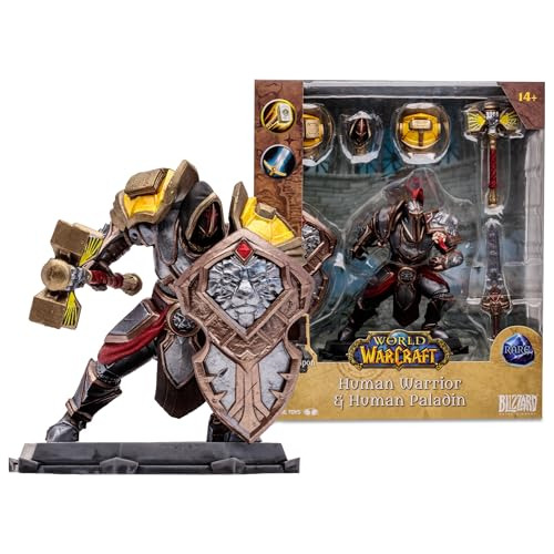 World Of Warcraft Mcfarlane Toys Human: Guerrero-paladín (ra