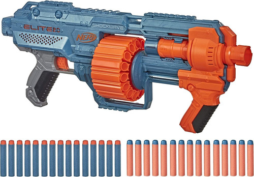 Nerf Rifle Lanzador Elite 2.0 Shockwave Rd-15 Dardos Hasbro