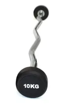 Comprar Barra Curl Gmp Con Peso Fijo Engomado Cromada 10 Kg Gmp