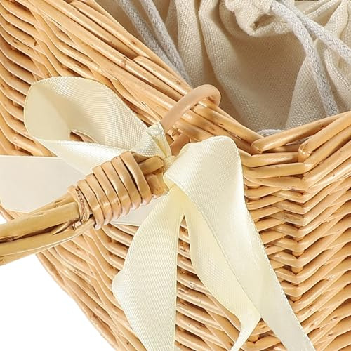 Cesta De Flores Portátil Con Soporte De Almacenamiento