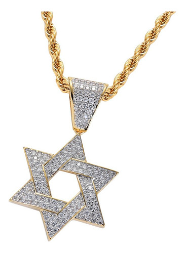 Collar Con Colgante De Seis Estrellas De Circonita Cúbica