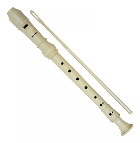 Flauta Dulce Soprano Germana Hohner Color Blanco Mercadolibre