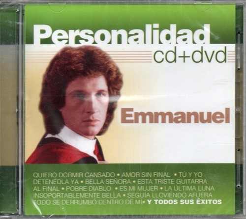 Emmanuel Personalidad Cd/dvd Nuevo Luis Miguel Camilo Ciudad