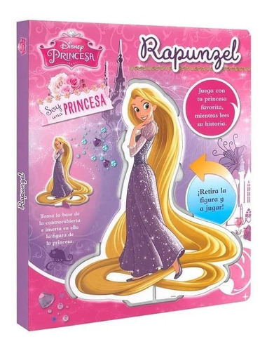 Libro Soy Una Princesa Rapunzel + Figura Base