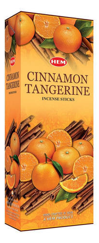 Incienso Hem Paquete Con 6 Tubitos (una Aroma Por Paquete) Fragancia Canela Mandarina