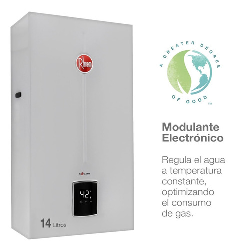 Calefont Rheem T-natural 14 Litros (gl)