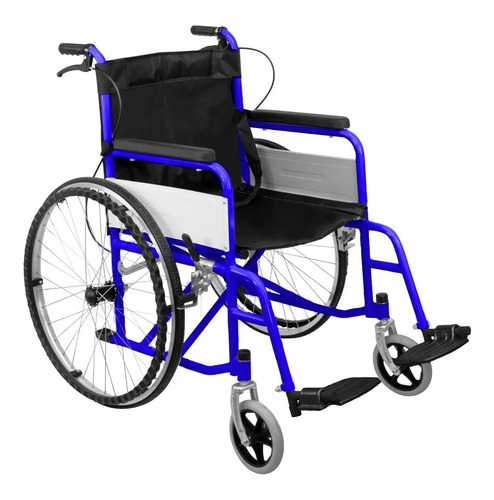 Silla De Ruedas Economica Azul Carre Envio Gratis