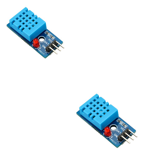 2 Piezas Placa Sensor De Temperatura Y Humedad Dht11 Arduino