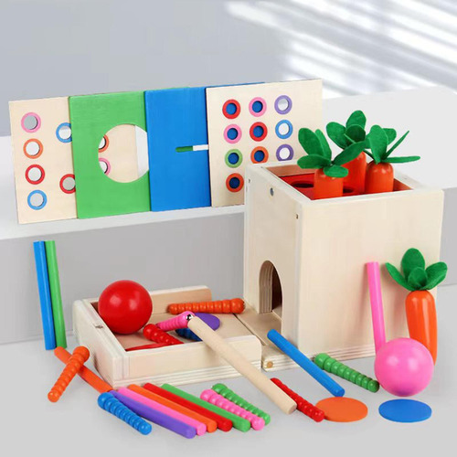 Caja De Permanencia De Objetos Montessori Juguetes Para