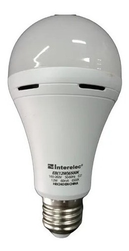 Lampara Led Autonoma Emergencia 12w Fria 4hs Litio.