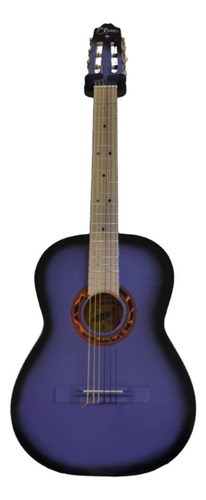 Guitarra clásica La Purepecha GECN para diestros morada sombra barniz brillante