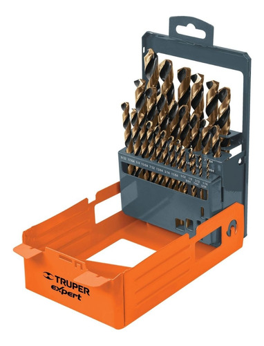 Juego De 29 Brocas Hss Para Metal Truper Expert 50004