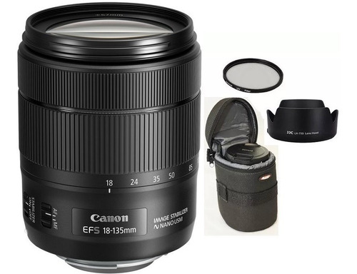 Canon Ef-s 18-135mm Is Nano Usm + Bolsa+parasol+uv 67mm Nota Fiscal