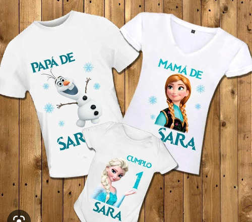 Camisetas Para Toda La Familia Personalizadas