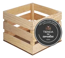 Comprar 25 Huacales De Madera 10 X 10 Cm. Dulcero. Centro De Mesa.
