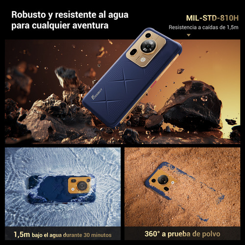Fossibot F112 Pro Dual Sim 256 GB 24 GB RAM Negro