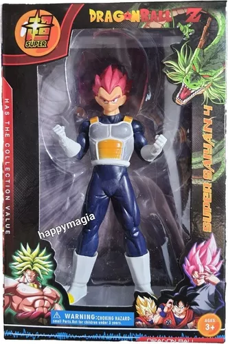 Boneco Dragon Ball Z Vegeta Super Sayajin Deus 4 - Hasbro