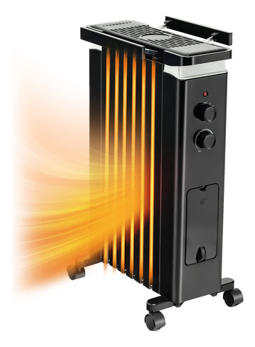 Calentador Eléctrico De Espacio 1500 W Con Termostato Ajusta