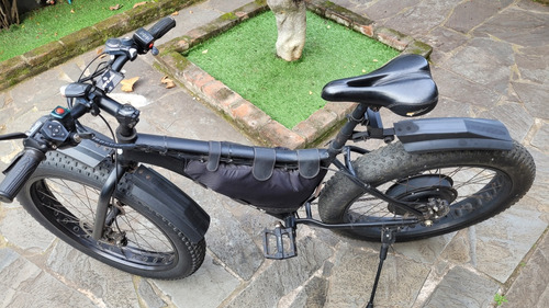Bicicleta Eléctrica 48v 1000w 39ah 2 Baterias Noenvio! Negro (Usado)
