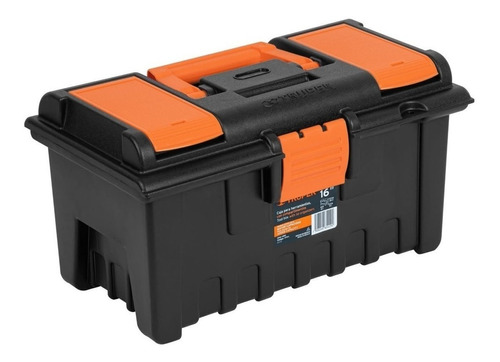 Caja Herramientas Plastica Truper 16 Pulgadas Compartimiento Color Naranja