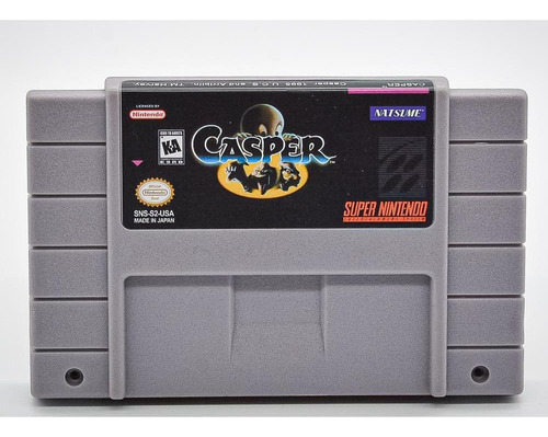 Casper Snes Juego Fisico Gasparin De Super Nintendo Clasico (Usado)