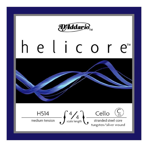 Daddario H514 4/4m Cuerda Individual Do Violonchelo Helicore