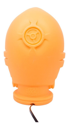 Imagem 3 de 5 de Luminária Abajur De Mesa C3po Star Wars Disney