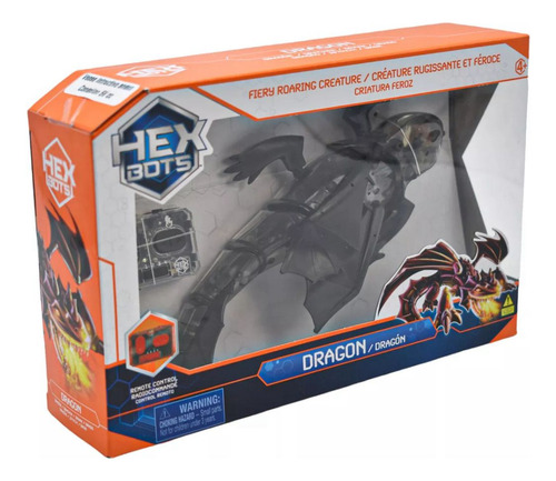 Hex Bots Pack 2 Sets Dragon Negro Y Nano Bugs Spin Master
