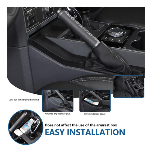 Bekantogy Car Center Console Bandeja De Almacenamiento Con