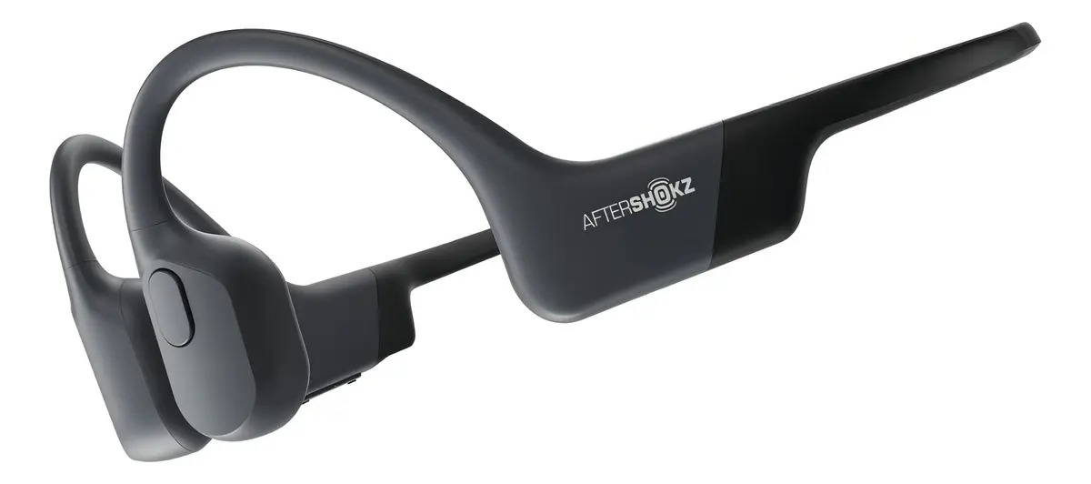 Auricular inalámbrico Shokz Sport OpenRun AS800 cosmic black con luz LED