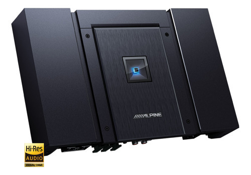 Potencia Alpine Hi Res 800w Monoblock Hda-m80 Status 24bit Color Negro