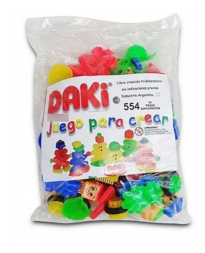 Daki Juego Didáctico 92 Pz Accesorios Ruedas Cabecitas Y Mas