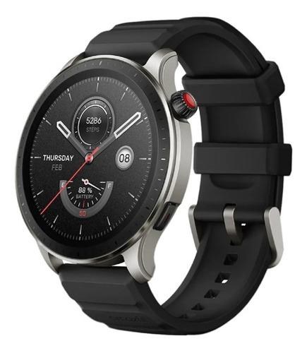 Imagen 1 de 10 de Smartwatch Reloj Inteligente Amazfit Gtr 4 Negro Spo2 Cuota*