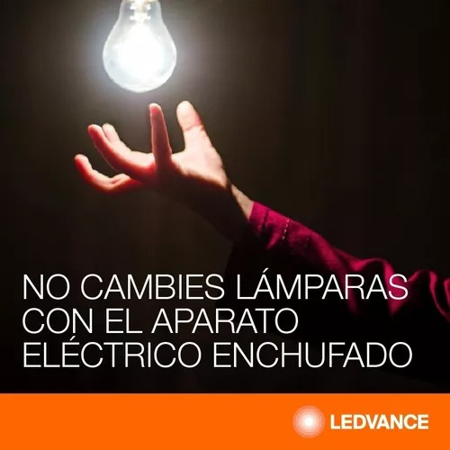 Caja X 10 Lámparas Led Value Classic A 7w Ledvance Osram Color de la luz Luz Fria